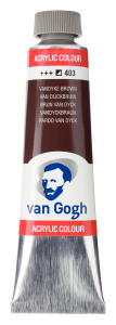 VAN GOGH farba akrylowa 40ml. 403 vandyke brown