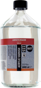 Werniks akrylowy 1000 ml. 115 matowy AMSTERDAM