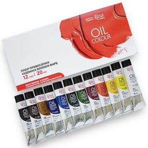Zestaw farb olejnych Rosa Gallery 12 kolorów 20ml.