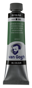 VAN GOGH farba olejna 40ml. 668 Chromium Oxide Green