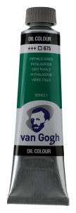 VAN GOGH farba olejna 40ml. 675 Phthalo Green