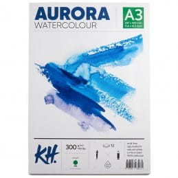 Blok do akwareli A3 12arkuszy 300g gruboziarniaty