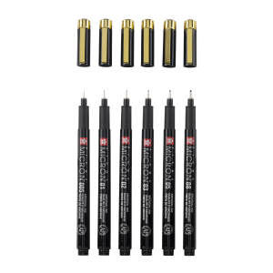 Cienkopisy PIGMA MICRON zestaw 6 szt