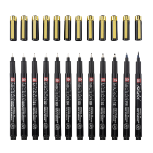 Cienkopisy PIGMA MICRON zestaw 12 szt
