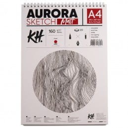 Blok do szkicu 160g 20 arkuszy Sketch Matt gładki A4 na spirali