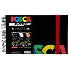 Szkicownik POSCA A5 48k 100g. mix kolorów