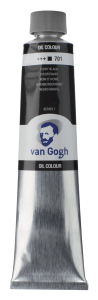 VAN GOGH farba olejna 200ml. 701 Ivory Black