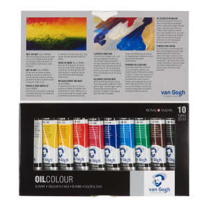 VAN GOGH zestaw farb olejnych 10 kolorów 20ml.