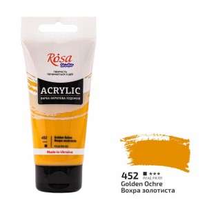 Farba akrylowa 75ml. ROSA STUDIO 452 golden ochre