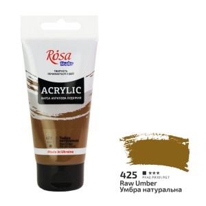Farba akrylowa 75ml. ROSA STUDIO 425 raw umber