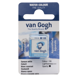 Farba akwarelowa VAN GOGH w kostce 106 Opaque White