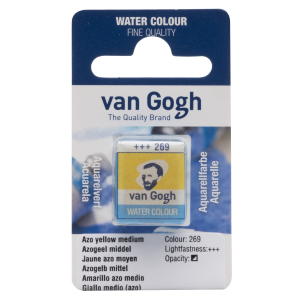 Farba akwarelowa VAN GOGH w kostce 269 azo yellow medium