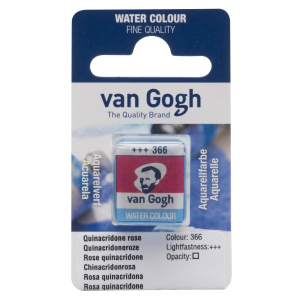 Farba akwarelowa VAN GOGH w kostce 366 quinacridone rose