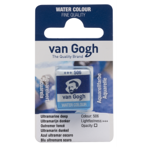 Farba akwarelowa VAN GOGH w kostce 506 ultramarine deep