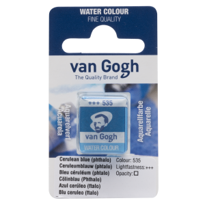 Farba akwarelowa VAN GOGH w kostce 535 cerulean blue