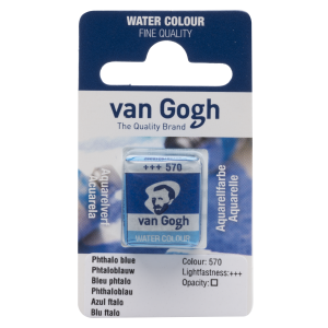 Farba akwarelowa VAN GOGH w kostce 570 phthalo blue