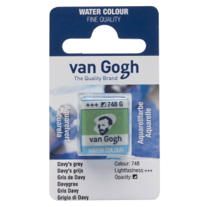 Farba akwarelowa VAN GOGH 748 davys grey kostka