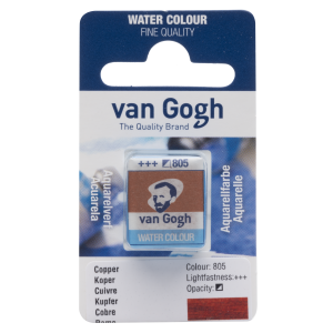 Farba akwarelowa VAN GOGH 805 copper kostka