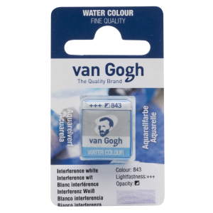 Farba akwarelowa VAN GOGH 843 interference white kostka