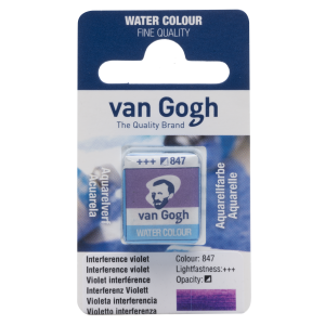 Farba akwarelowa VAN GOGH 847 interference violet kostka