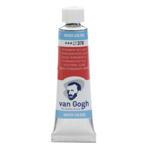 Farba akwarelowa VAN GOGH 370 permanent red light w tubie 10 ml.