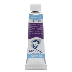 Farba akwarelowa VAN GOGH 593 quinacridone purple blue w tubie 10 ml.