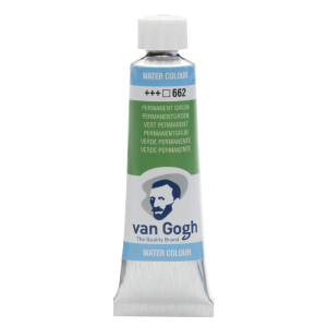 Farba akwarelowa VAN GOGH 662 permanent green w tubie 10 ml