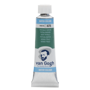 Farba akwarelowa Van GOGH 675 phthalo green w tubie 10 ml