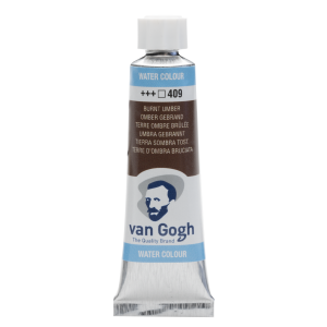 Farba akwarelowa VAN GOGH 409 burnt umber w tubie 10ml. 