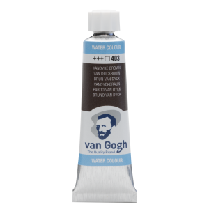 Farba akwarelowa VAN GOGH 403 vandyke brown w tubie 10 ml.
