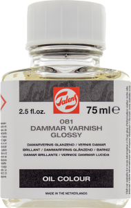 Werniks damarowy błyszczący TALENS 75 ml.