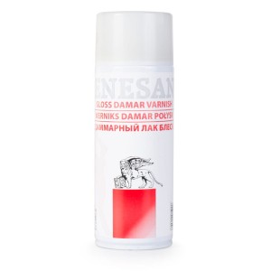werniks damarowy z połyskiem RENESANS spray 400ml