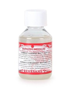 Werniks damarowy matowy RENESANS 100ml.