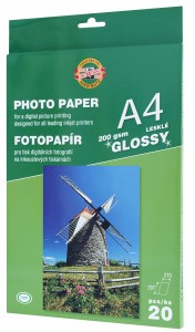 Papier fotograficzny błyszczący 200g KOH-I-NOOR