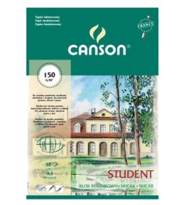 Blok rysulkowy A4 CANSON 150g na spirali